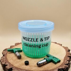Nozzle & cleaning cup (incl. vloeistof)