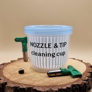 Nozzle & cleaning cup (excl. vloeistof)